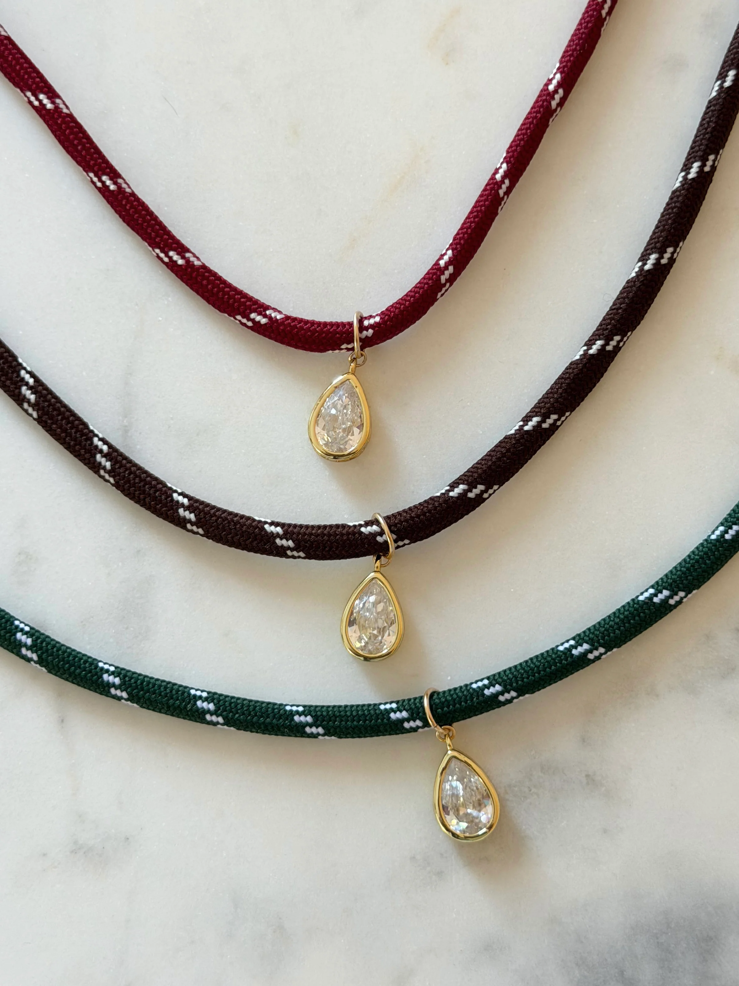 CAROLINE PEAR NECKLACE - Image 2