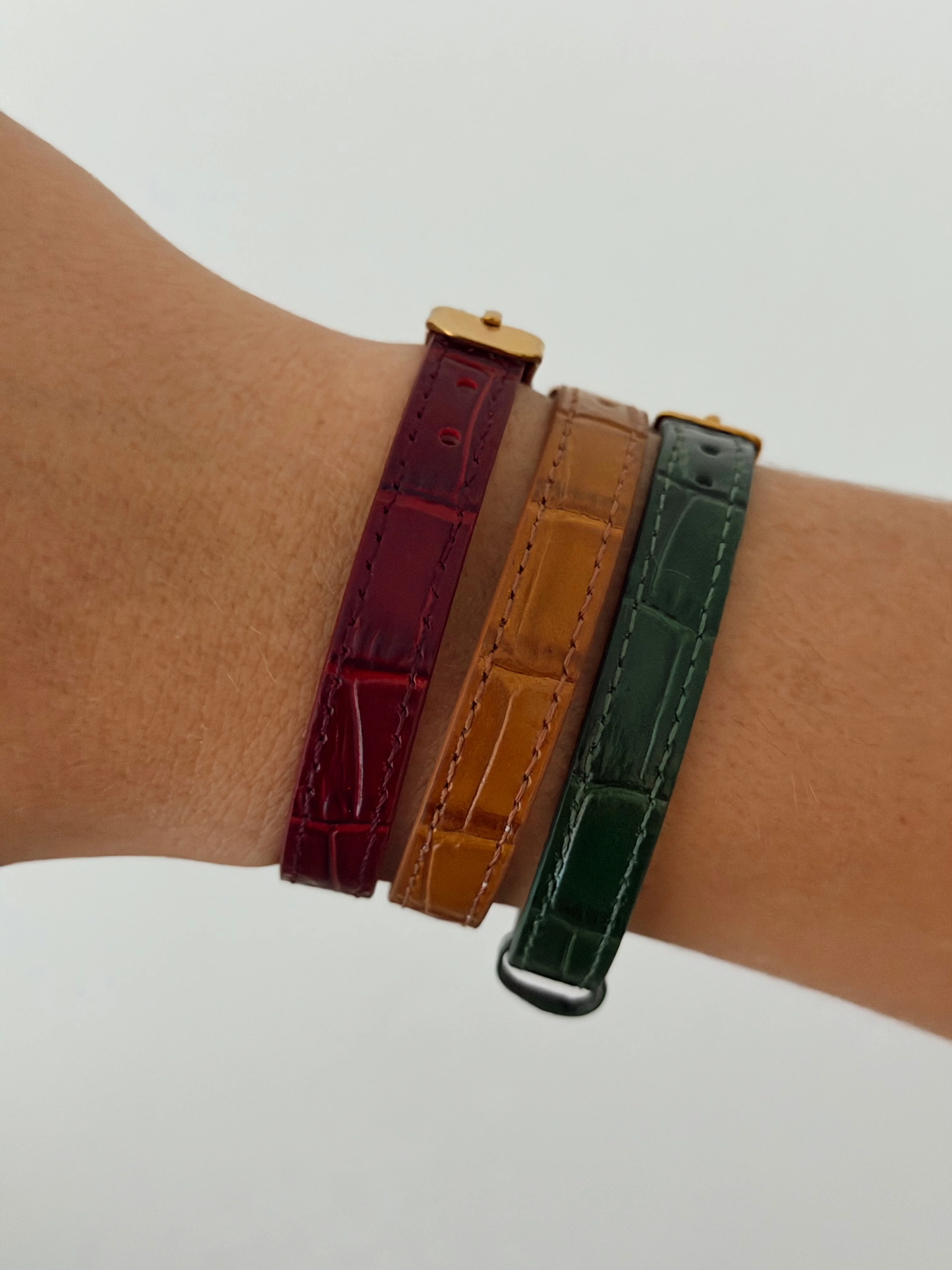 CARRIE CROC BRACELET