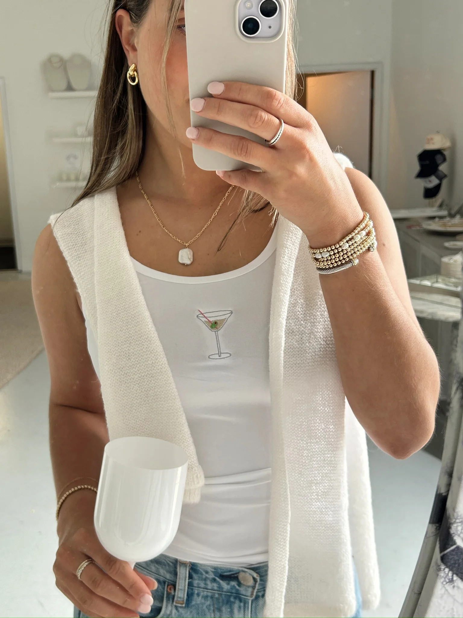 EMBROIDERED TANK TOP - Image 5
