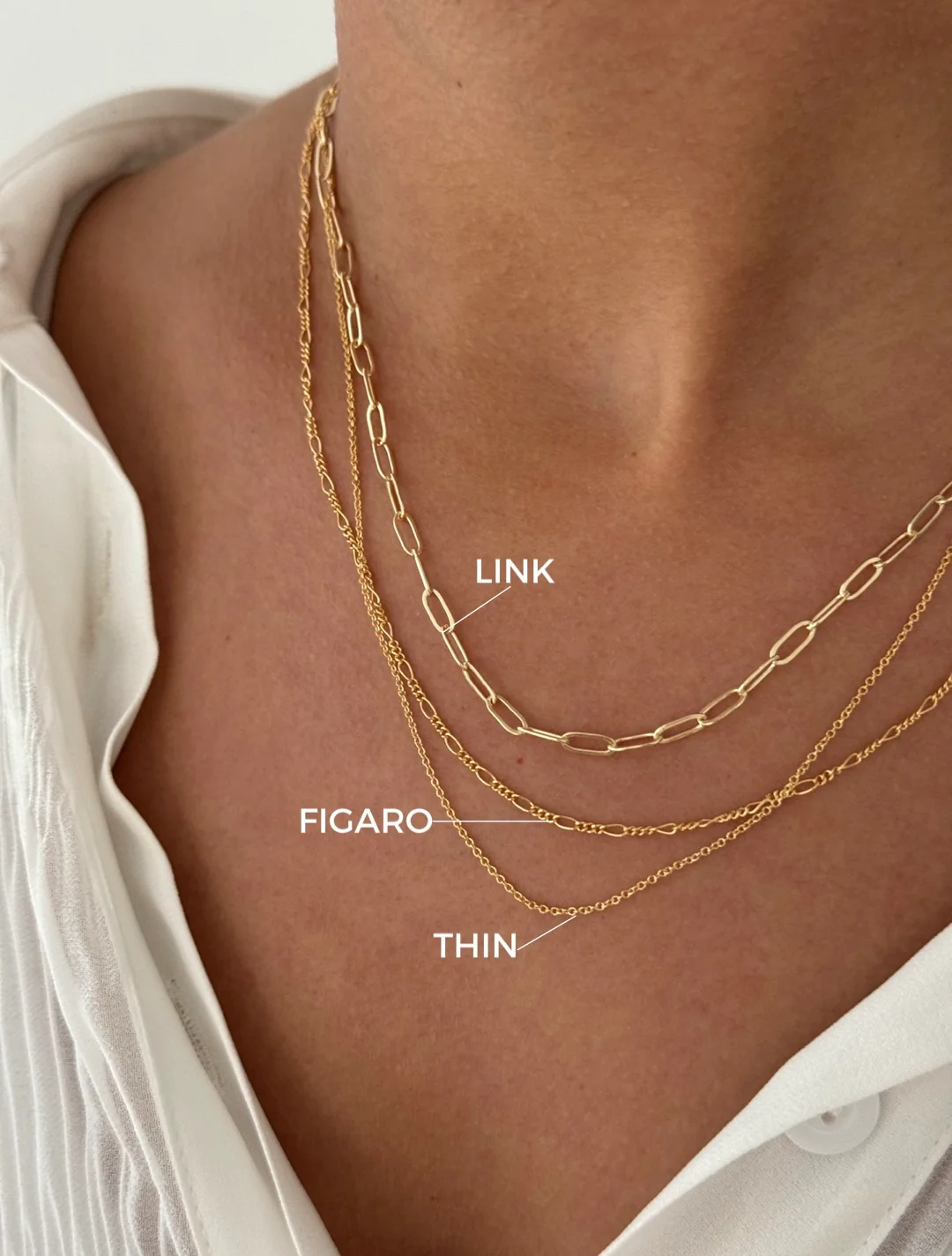 ENGRAVED OVAL NECKLACE - Image 3