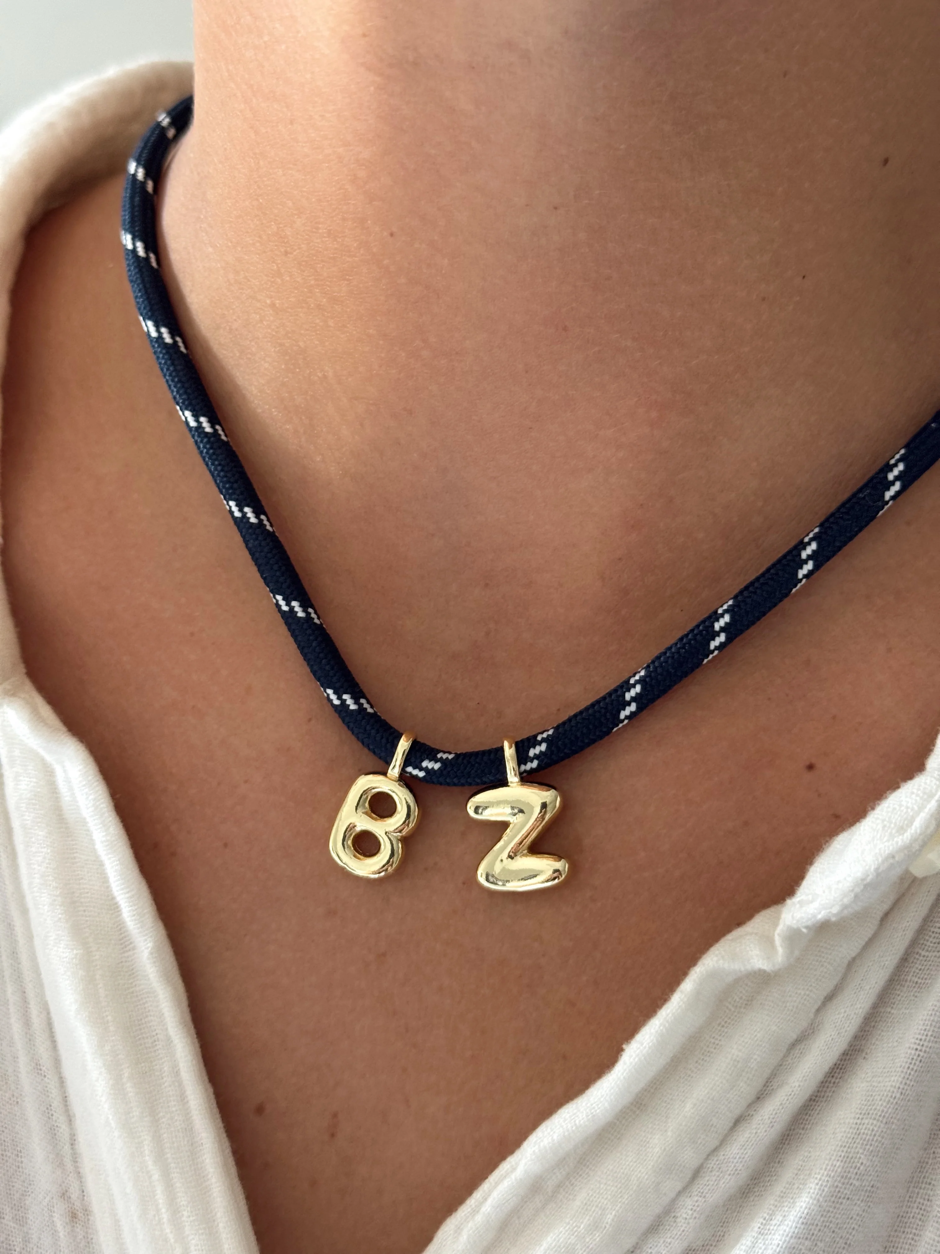 LETTER ON PARACORD NECKLACE - Image 3