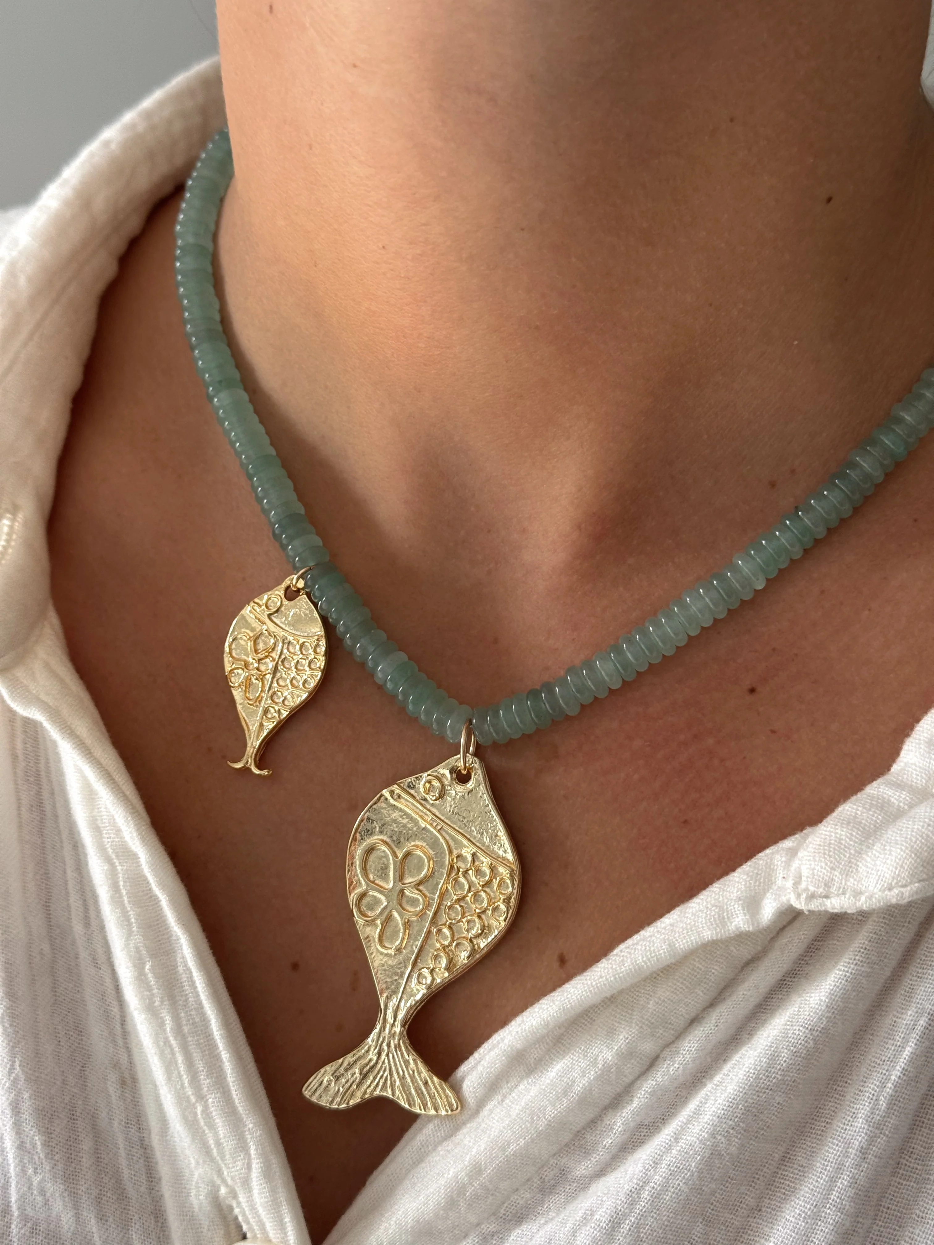 MOTHER FISH NECKLACE