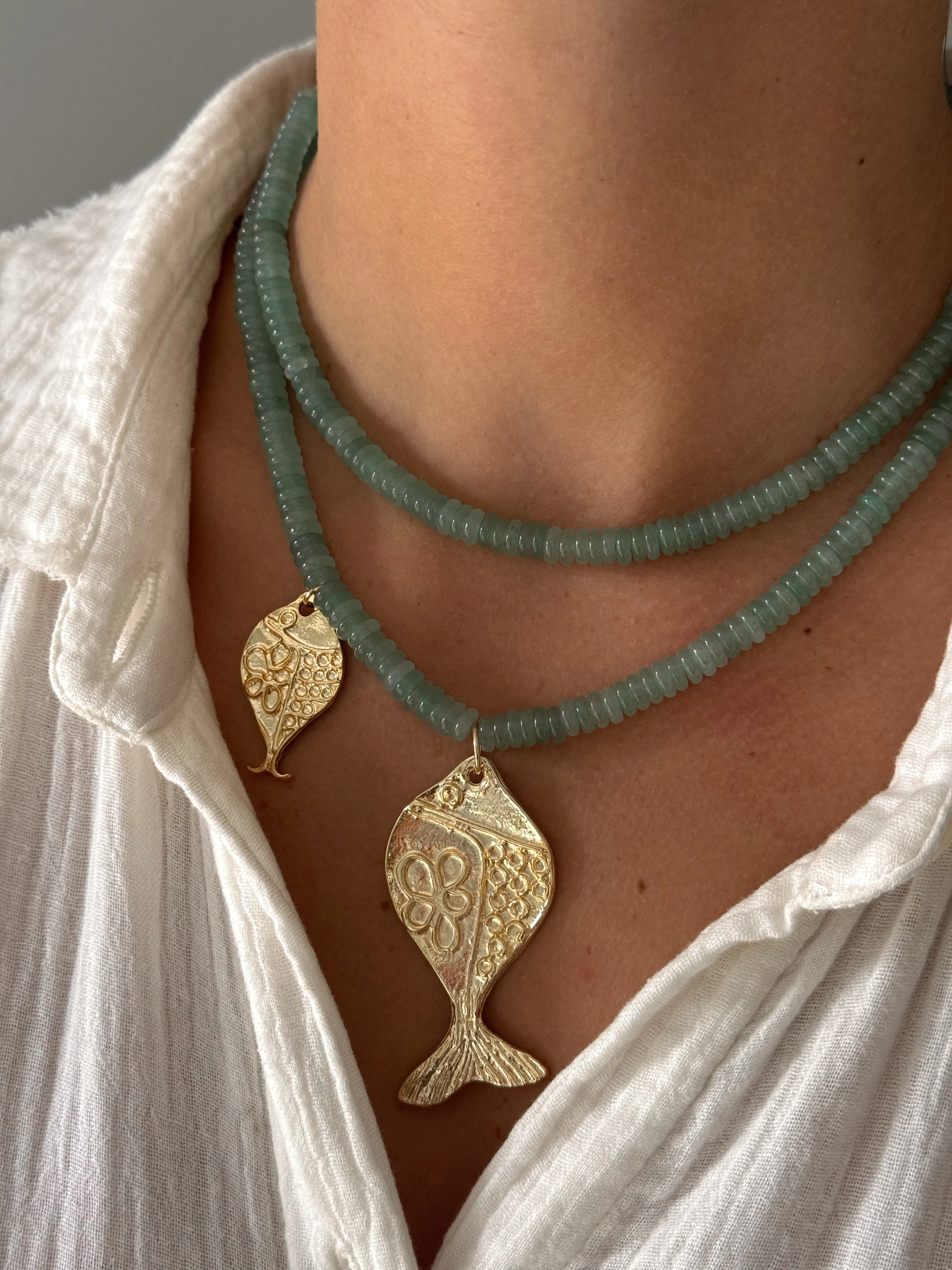 MOTHER FISH NECKLACE - Image 2