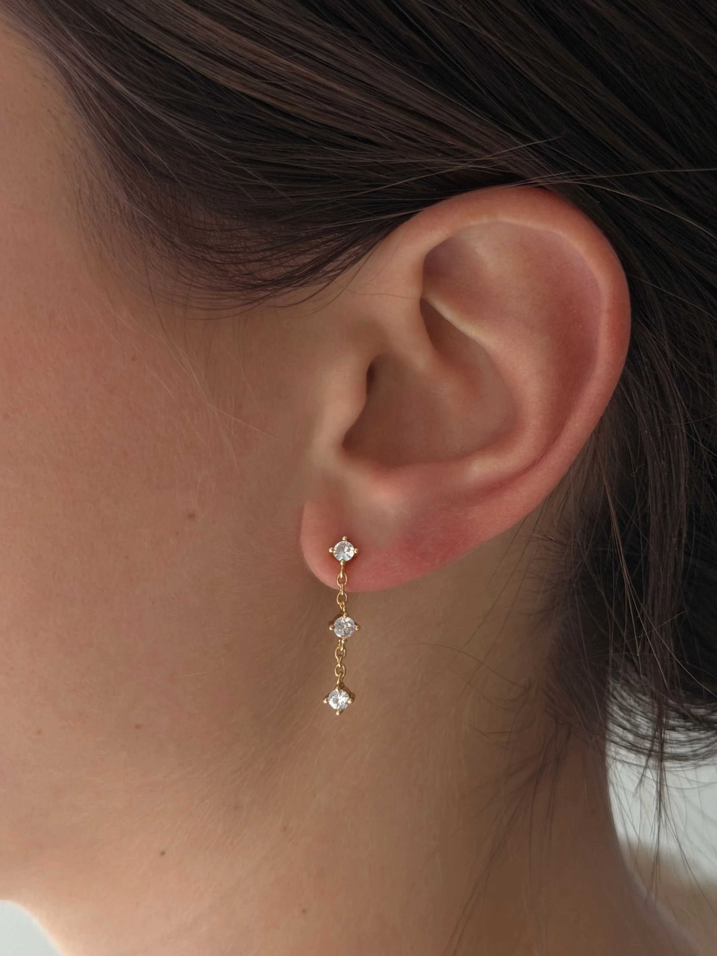 SPARKLE TRIO STUDS - Image 2
