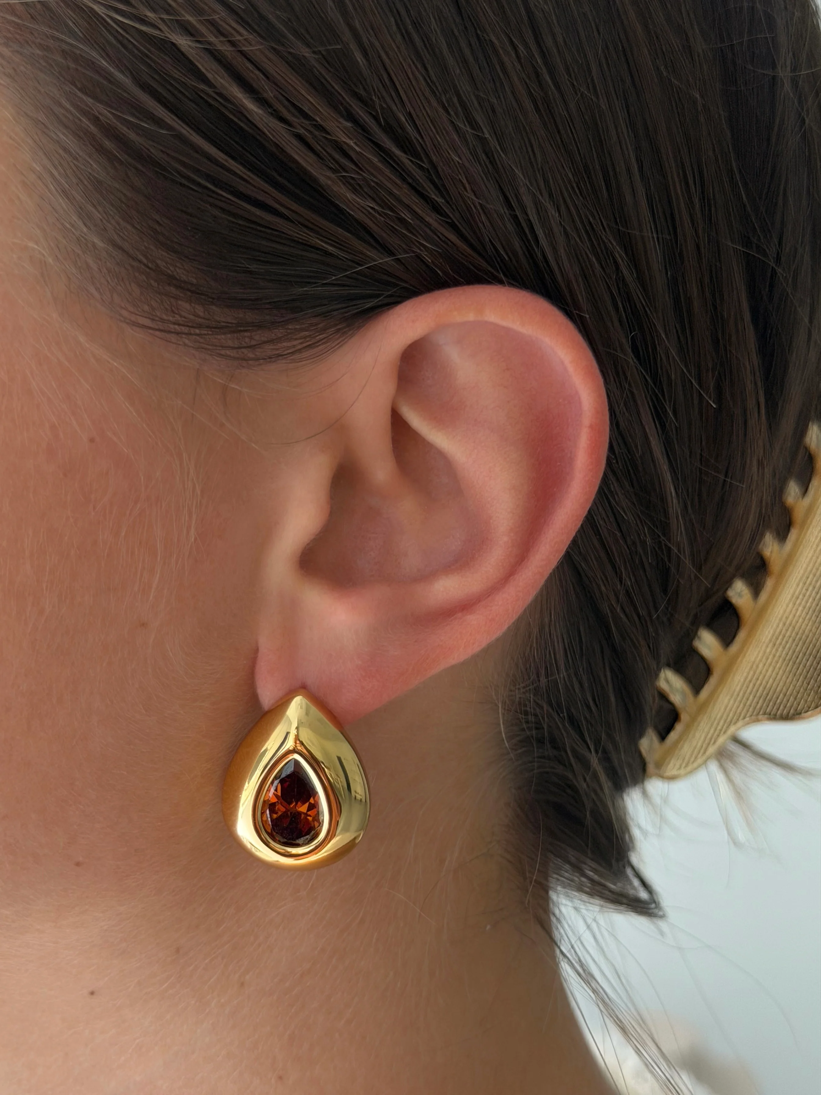 TRIBECA TEARDROP STUDS - Image 2